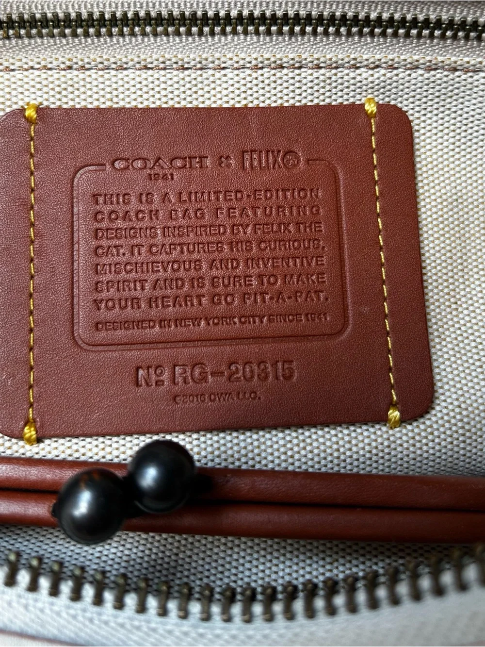 Coach 1941 Felix Laughing Rogue Bag - Picture 11 of 11